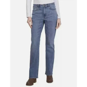 Wrangler Women’s High-Rise Bootcut Jeans Free to Stretch Blue Sz 8/29 32” Inseam